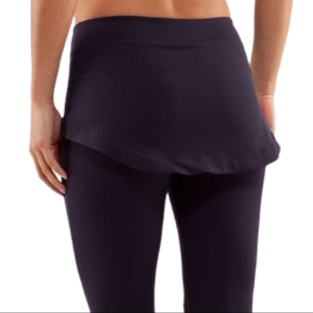 Women's Black Skirted Leggings